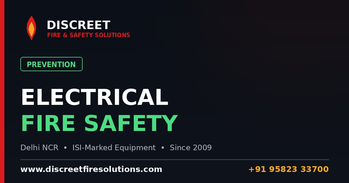 Electrical Fire Safety: Causes, Prevention & Extinguishers — Discreet Fire and Safety Solutions