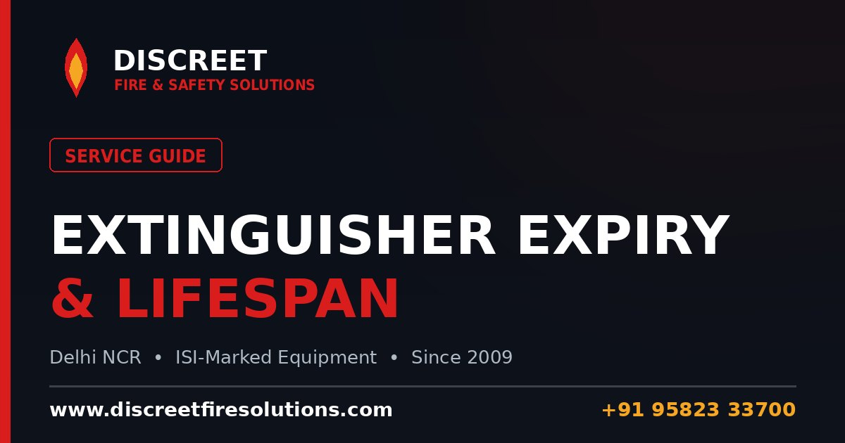 Fire Extinguisher Expiry: Lifespan & How to Check the Date — Discreet Fire and Safety Solutions