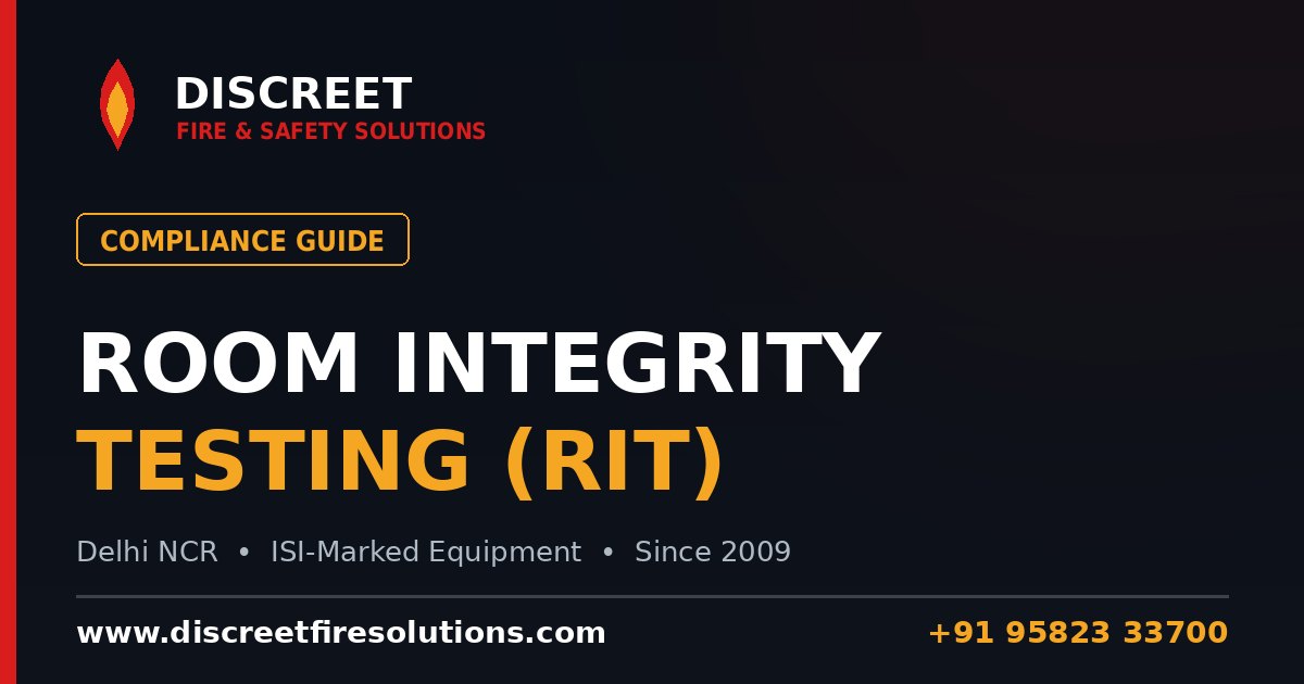 Room Integrity Testing (RIT): The Door-Fan Test Explained — Discreet Fire and Safety Solutions